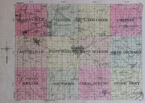 1908 Williamson County Map